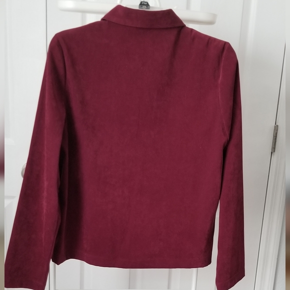 Slightly used, Croft & Barrow, zip-up blazer - Picture 2 of 3